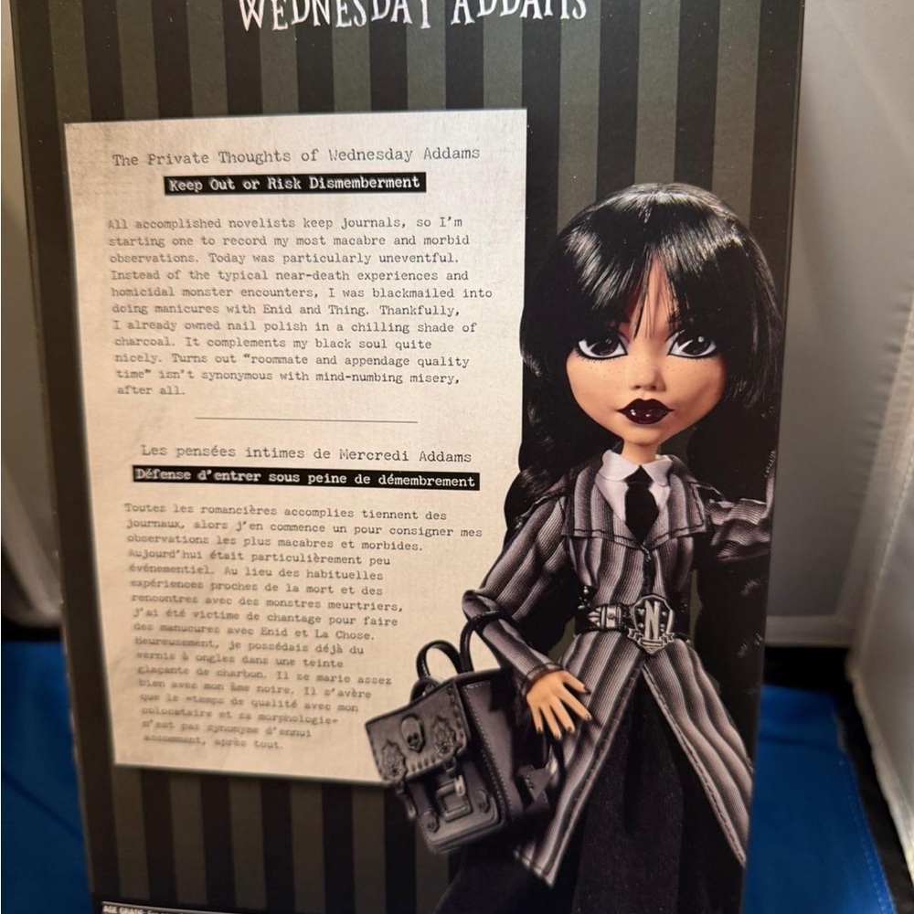 Monster High Wednesday Addams Doll Mattel Collector Edition NIB - Picture 4 of 13